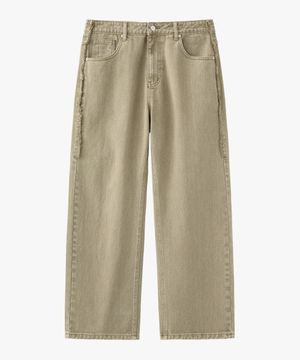 컷오프 다잉 팬츠 베이지