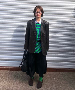 페이크레더 미디자켓_RMJKG12R22