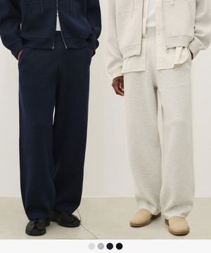 니티드 스웻 팬츠 - 4 COLOR