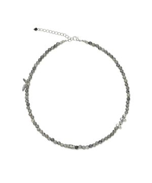 MARBLE GRAY NECKLACE