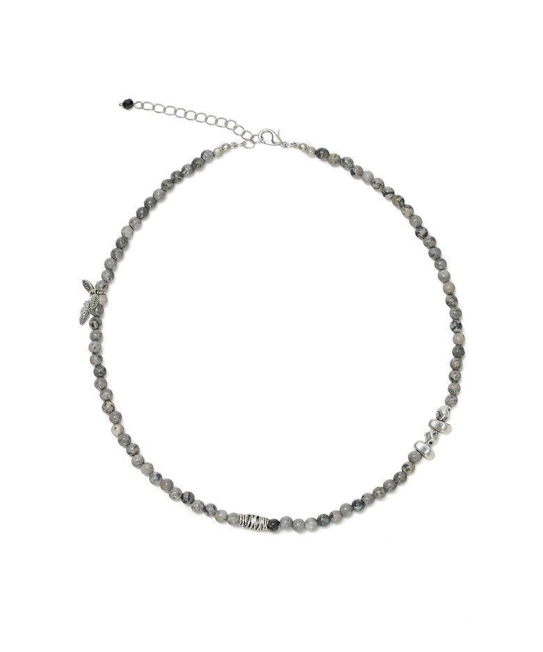 MARBLE GRAY NECKLACE