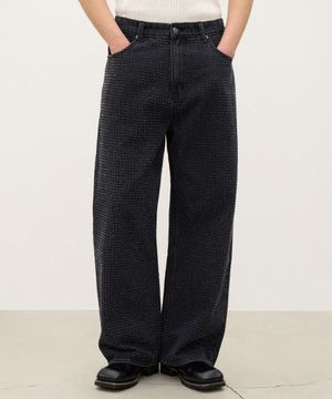 립스탑 디스트로이드 데님 팬츠