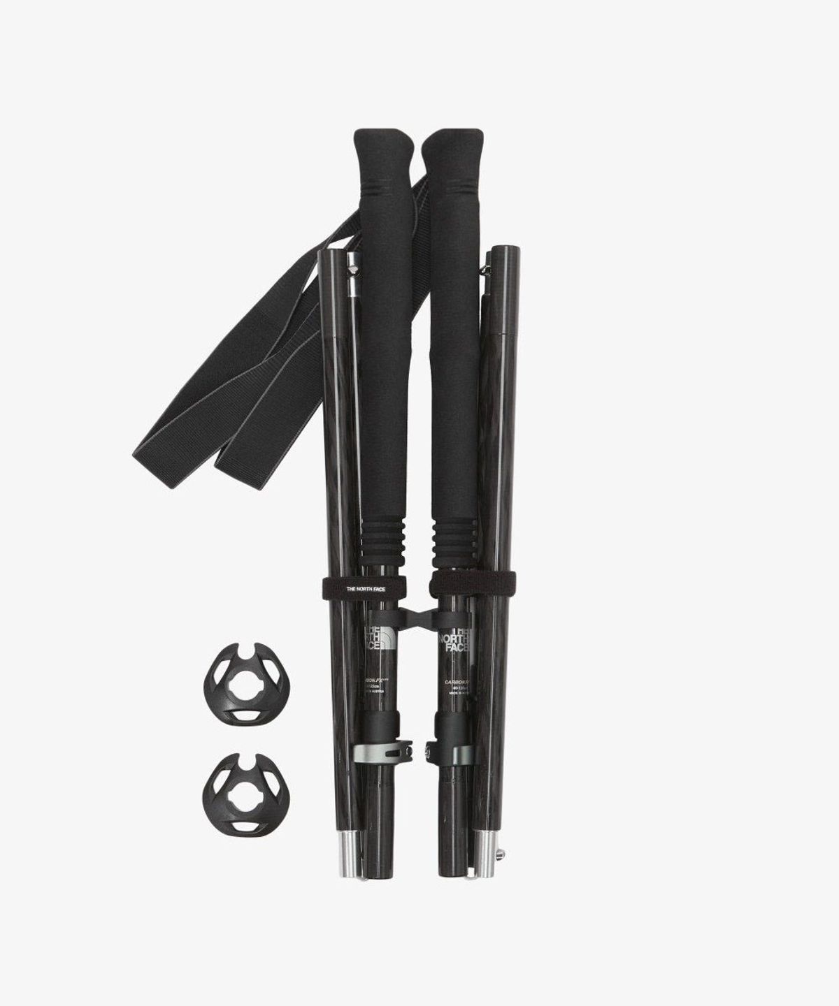 노스페이스(THE NORTH FACE) NA5SR50A 올 카본 폴딩 스틱 세트 BLACK