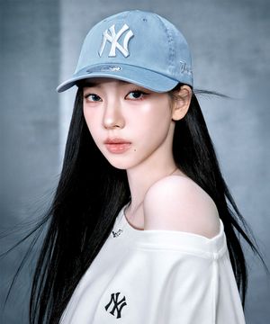 시그니처 언스트럭쳐 볼캡 NY (L.SKY BLUE)