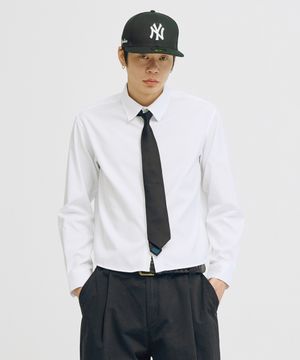 클래식 크롭 셔츠 (화이트)