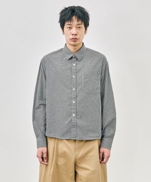 컴포트 크롭 셔츠 (블랙)