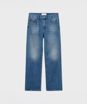 스트레이트 데님팬츠 M15 미드블루