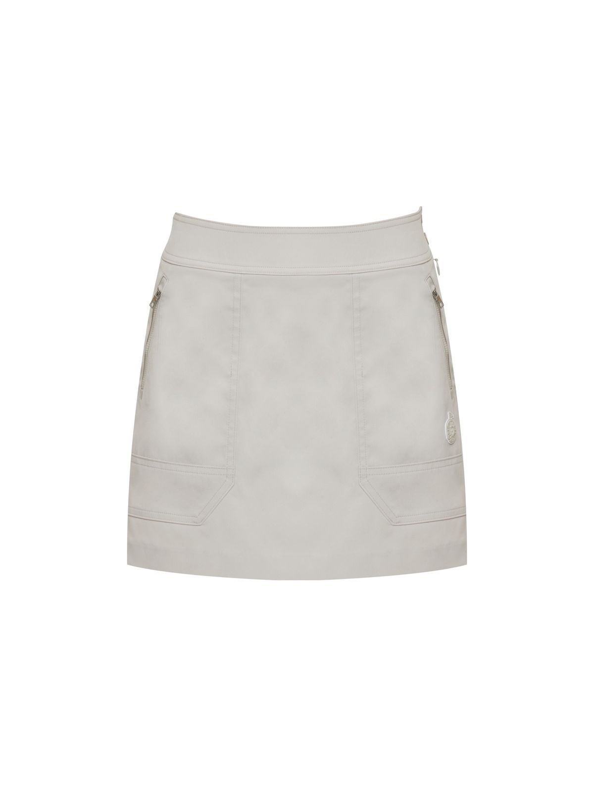 와이드앵글(WIDEANGLE) CO 아트웍 포인트 A라인 큐롯 L_Light Beige