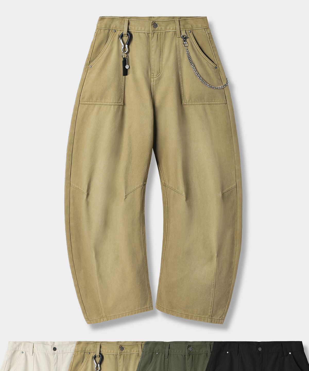 디미트리블랙(DIMITRI BLACK) 7s Twill 데일리 커브드 퍼티그 팬츠_4 COLOR