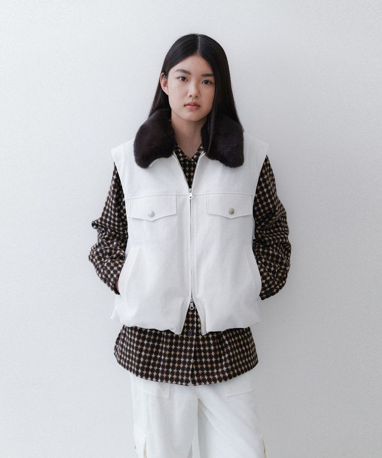 VEST JUMPER - IVORY