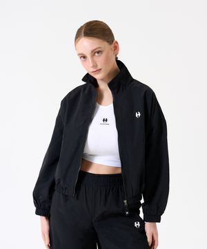 우먼 에센셜 코어 크롭 윈드 브레이커