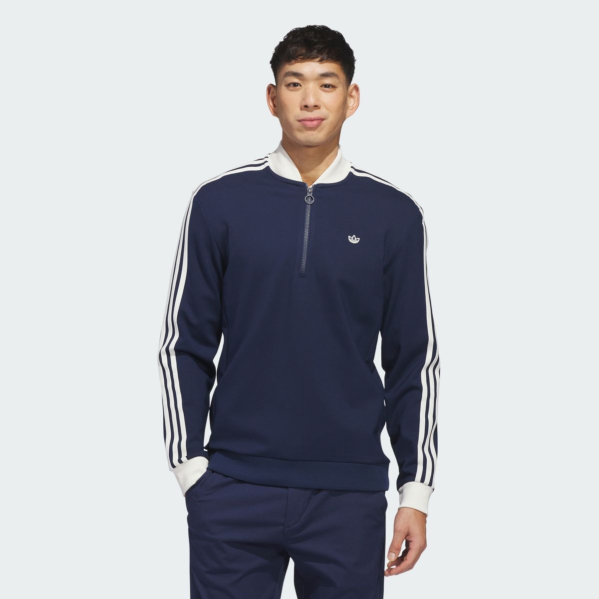아디다스 골프(ADIDAS GOLF) 오리지널스 3S 쿼터집 스웨트셔츠 JY9940