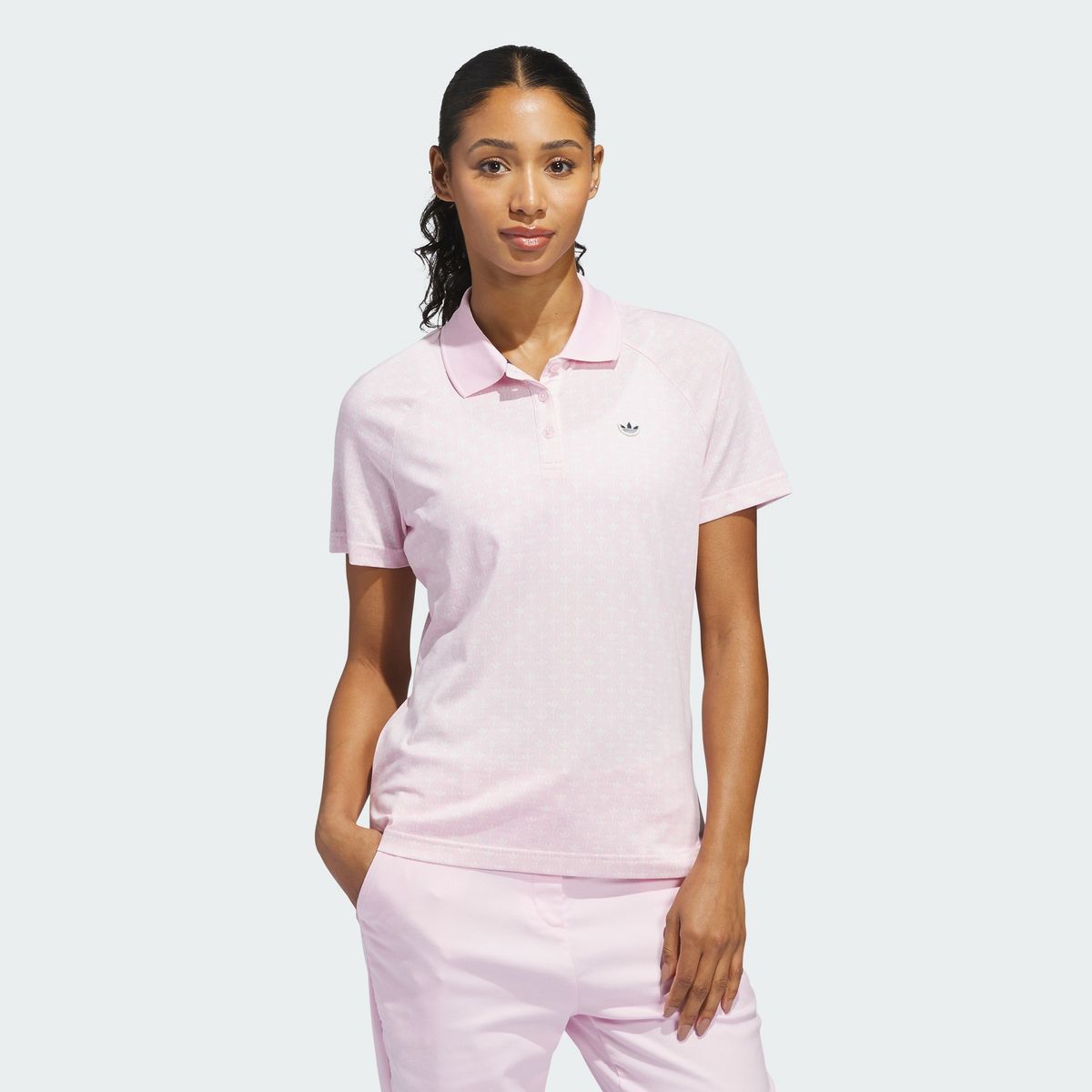 아디다스 골프(ADIDAS GOLF) Originals All Over Trefoil 폴로 셔츠 KE7776