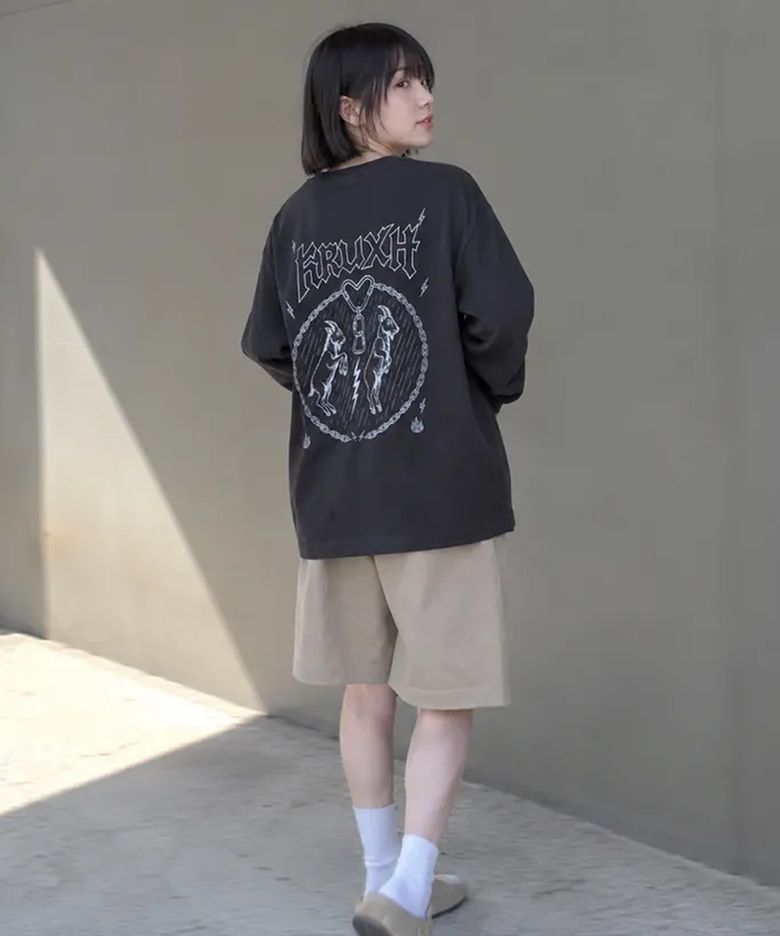 GOAT 롱 슬리브 차콜