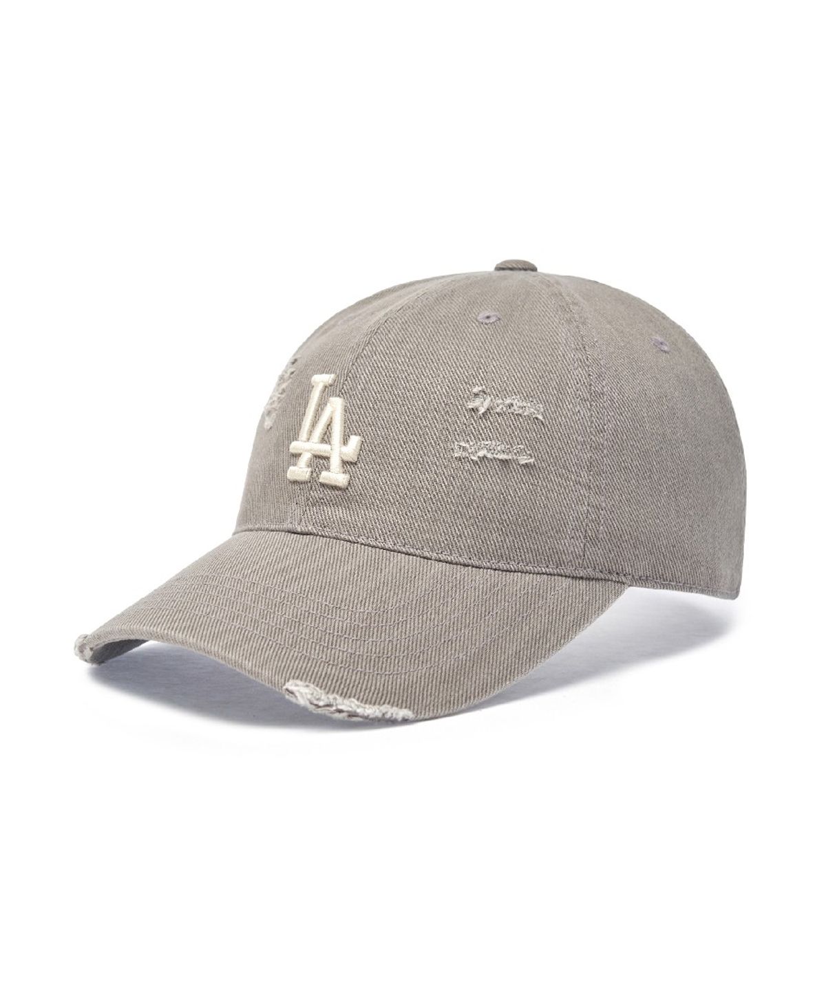 엠엘비(MLB) 데미지 워싱 언스트럭쳐 볼캡 LA (Grey)