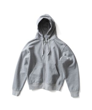 마일드 후드집업 - 트위드멜란지