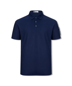 에어핏 심리스 폴로 카라 반팔 티셔츠 네이비