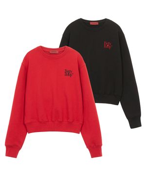 [2PACK] 베티붑 스퀘어 로고 스웻셔츠