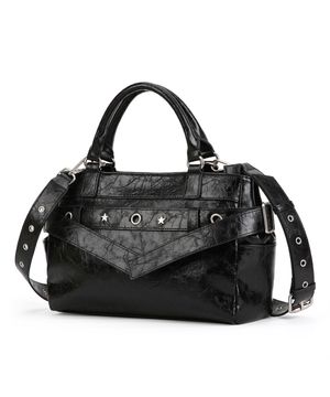 미라클 레더 토트백 [블랙]