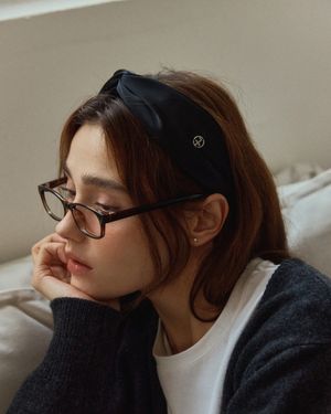 트위스트 실키 헤어밴드 블랙 FLOTGA1A01