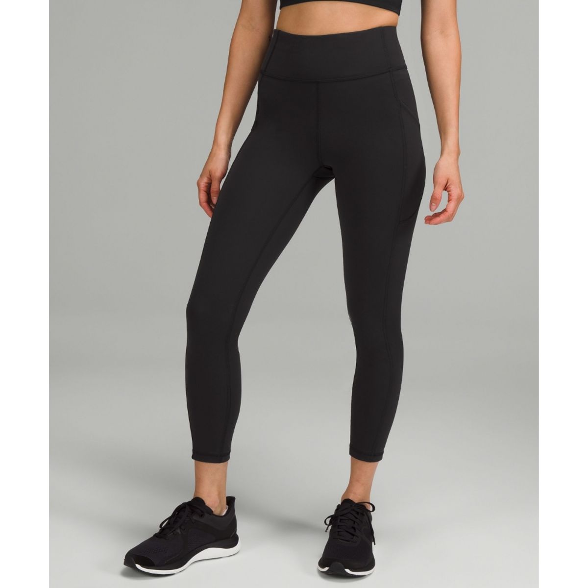 룰루레몬(LULULEMON) 인비고레이트 하이라이즈 타이츠 24inch *아시아 핏  BLK