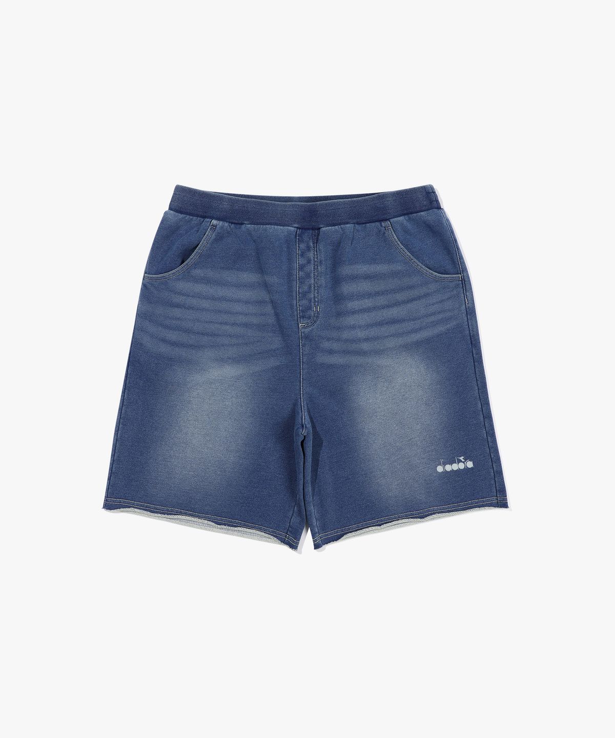 디아도라(diadora) 이큅 워싱 데님 5부 스웻 쇼츠 DENIM