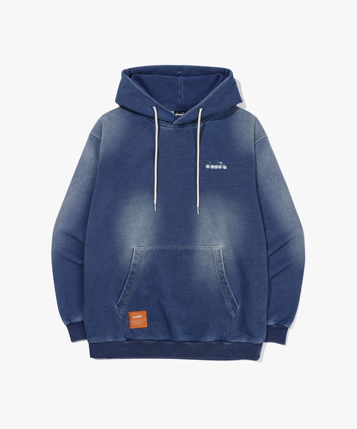 디아도라(diadora) 이큅 워싱 데님 후드티셔츠 DENIM