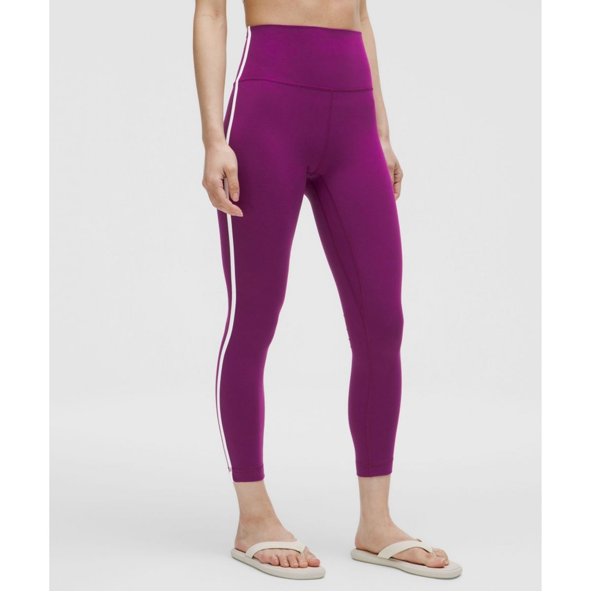 룰루레몬(LULULEMON) Align™ 하이라이즈 사이드 스트라이프 타이츠 24inch *아시아 핏
