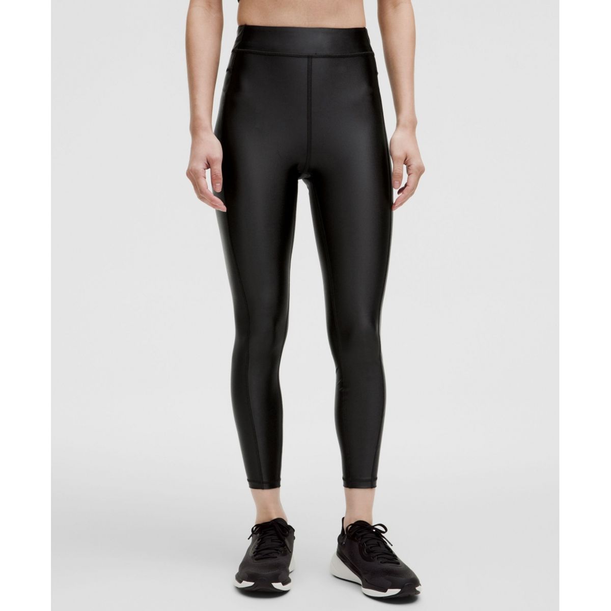 룰루레몬(LULULEMON) 새틴 샤인 하이라이즈 타이츠 24inch *아시아 핏  BLK