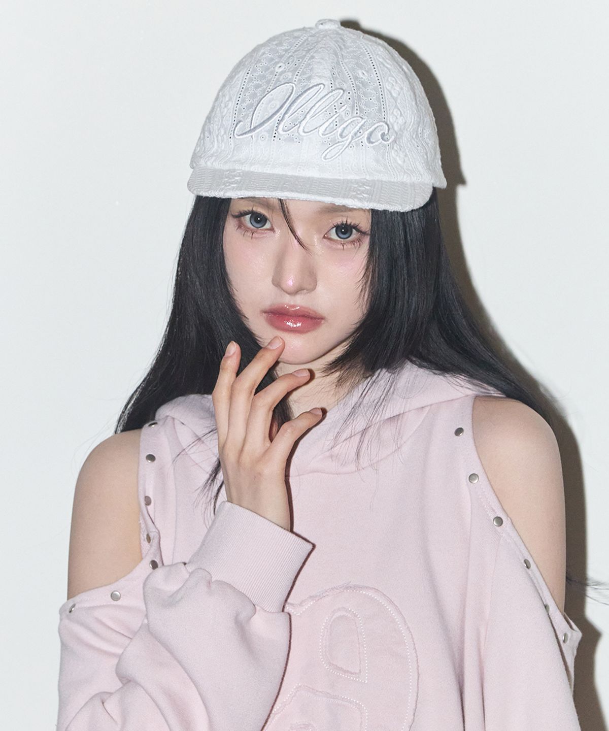 일리고(ILLIGO) 퓨어 레이스 볼 캡 화이트