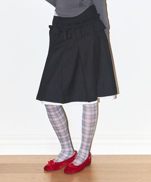 [김고은 PICK] 플레르 플리츠 미디 스커트 블랙