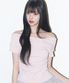 [김고은 PICK] 보우 오프숄더 티 핑크