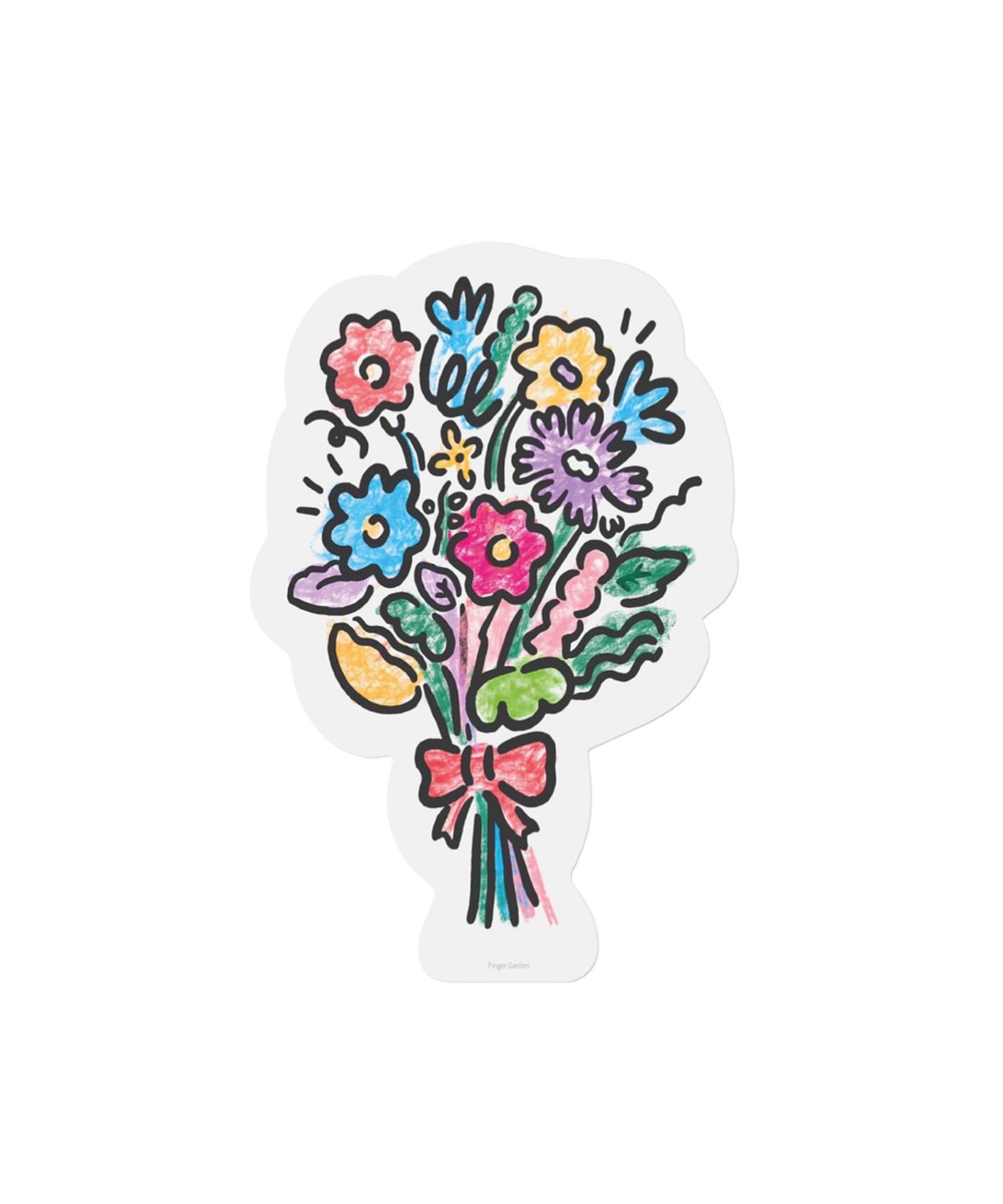 핑거가든(FINGERGARDEN) 꽃 컬러링 카드