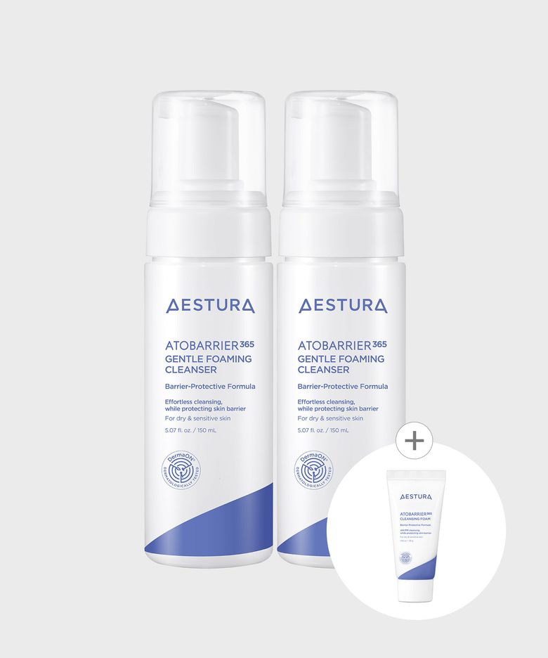 아토베리어365 젠틀 포밍클렌저 150ml x2