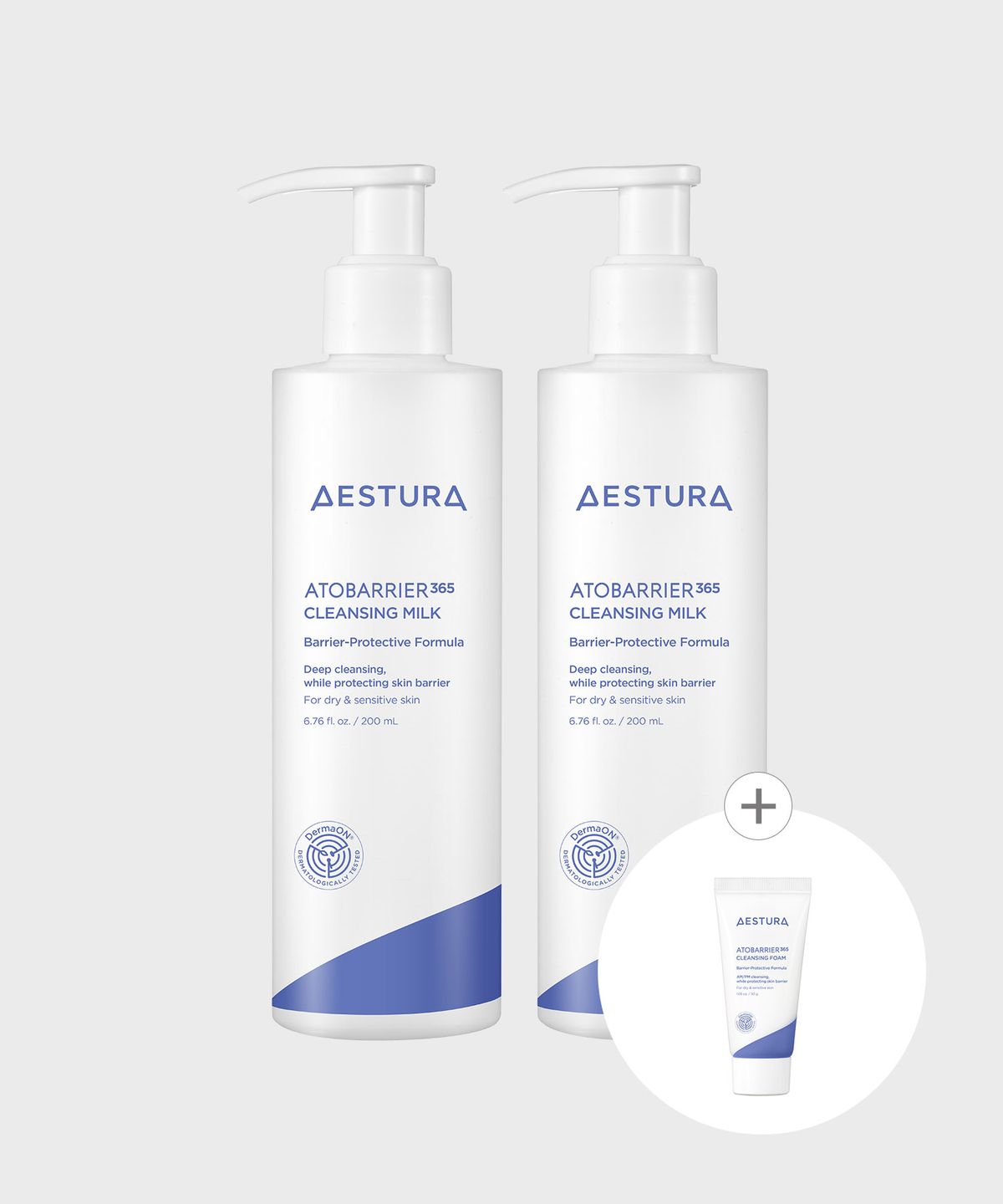 에스트라(AESTURA) 아토베리어365 클렌징밀크 200ml x2