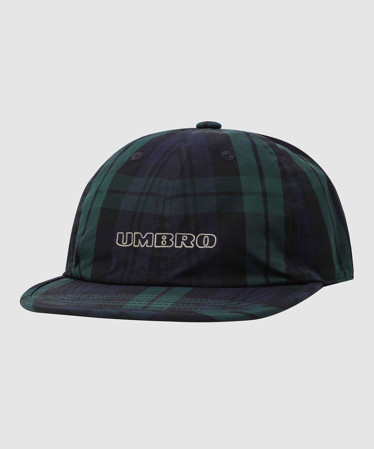 엄브로(UMBRO) HBL 체크 평챙캡 그린 UR123CCP17