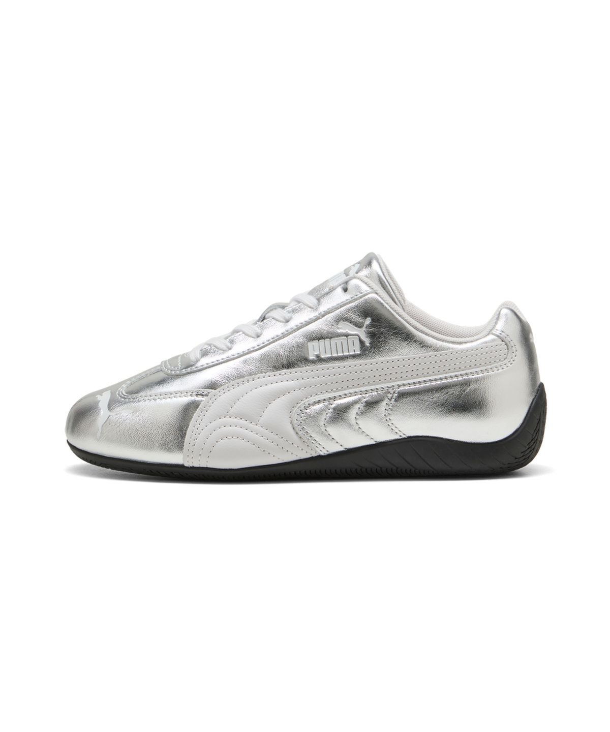 푸마(PUMA) 스피드캣 실버 우먼 - 페더그레이:블랙 / 406881-01