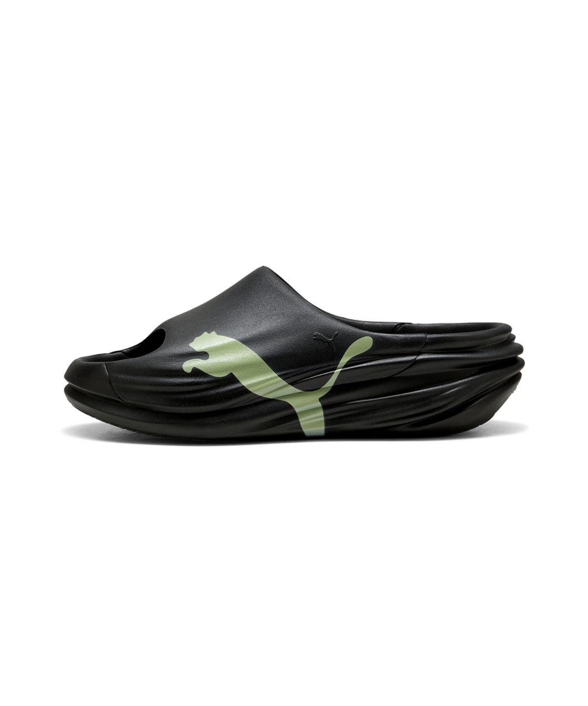 푸마(PUMA) 언와인드 나이트로 캣 액티브 - 블랙:애플 스프리츠 / 379895-12