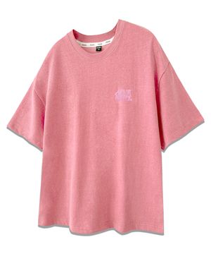 웨이브 피그 반팔티셔츠 (핑크)