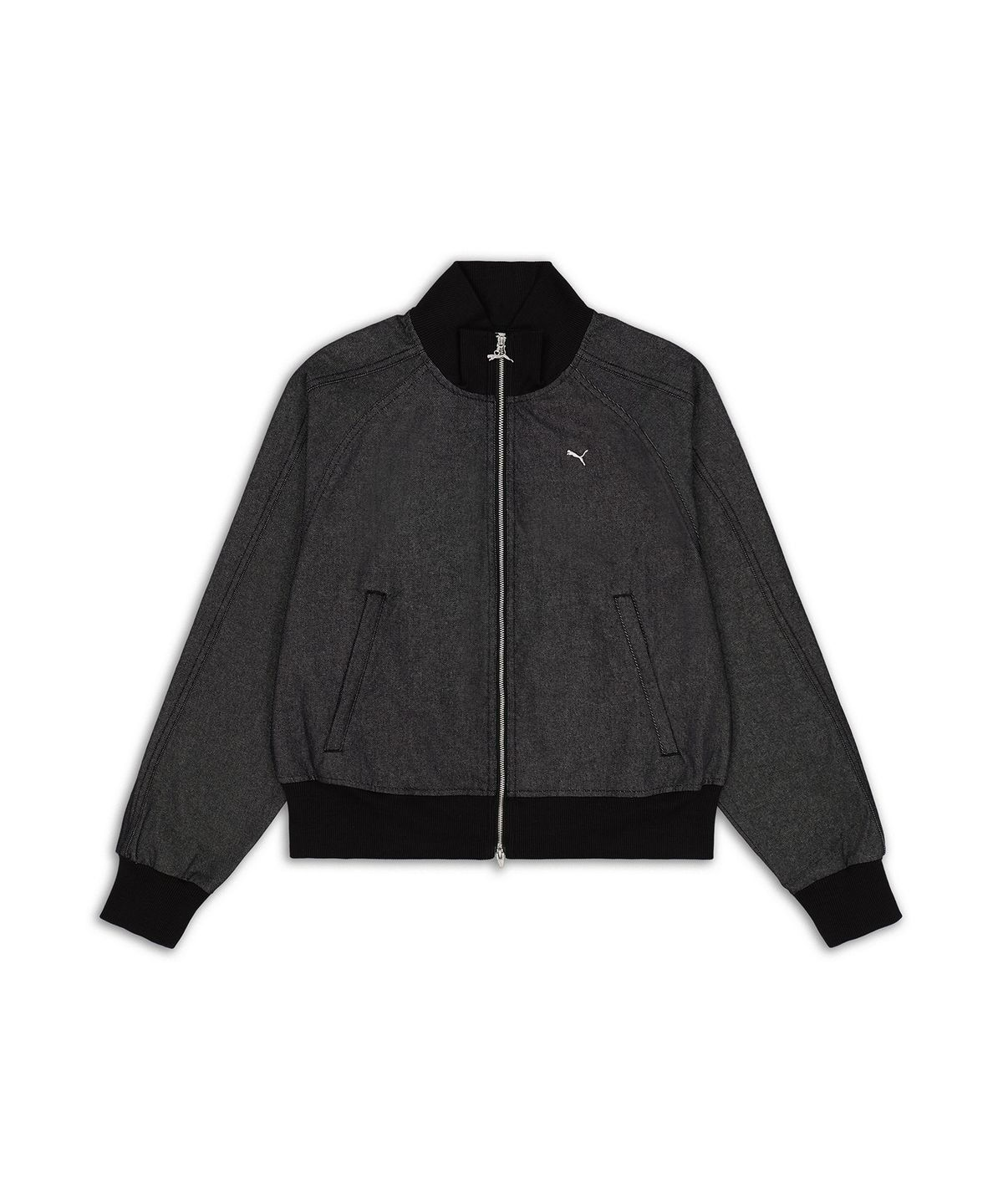 푸마(PUMA) 푸마 X 무신사 T7 우븐 트랙 자켓 - 블랙 / 638017-01