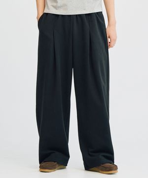 에센셜 와이드 스웻팬츠 (블랙)