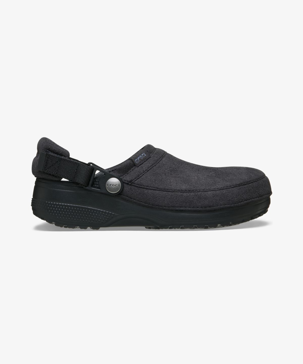 크록스(CROCS) 클래식 크래프티드 비건 스웨이드 클로그 - 블랙 / 211930-001