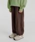 커브 조거 팬츠 - 브라운