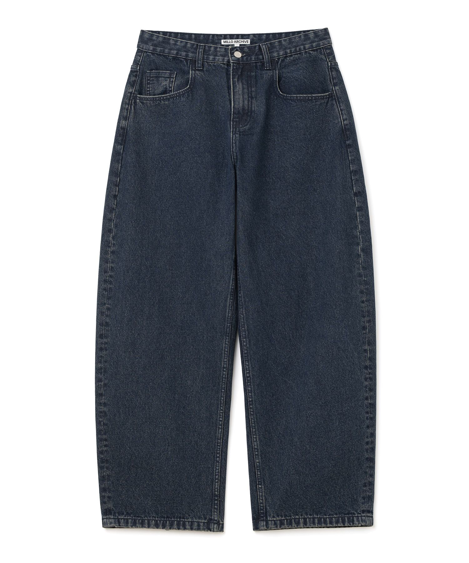 MUSINSA | MILLO ARCHIVE Reflect Curved Pants [Ink Blue]