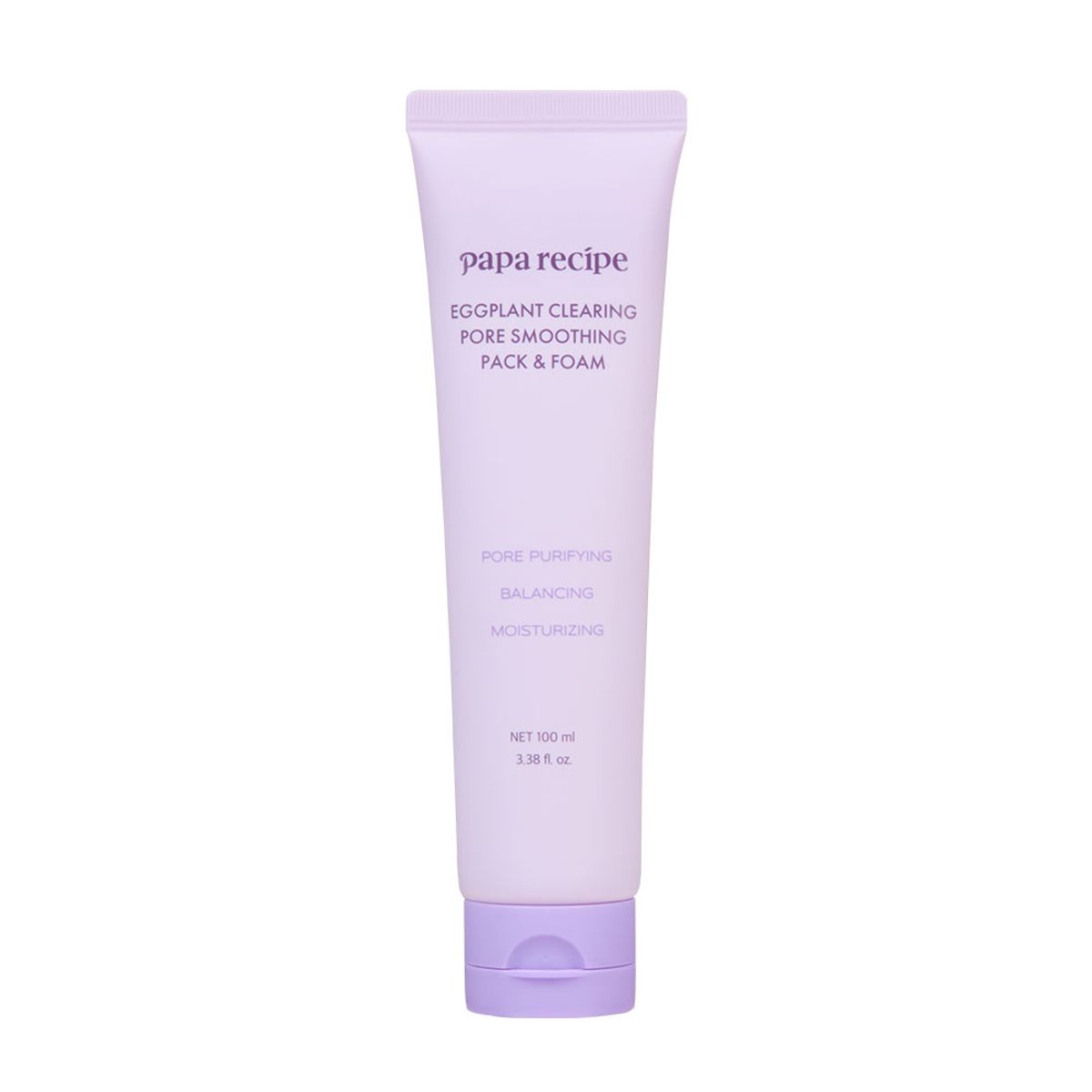 파파레서피(PAPARECIPE) 가지 클리어링 포어 스무딩 팩 앤 폼 100ml