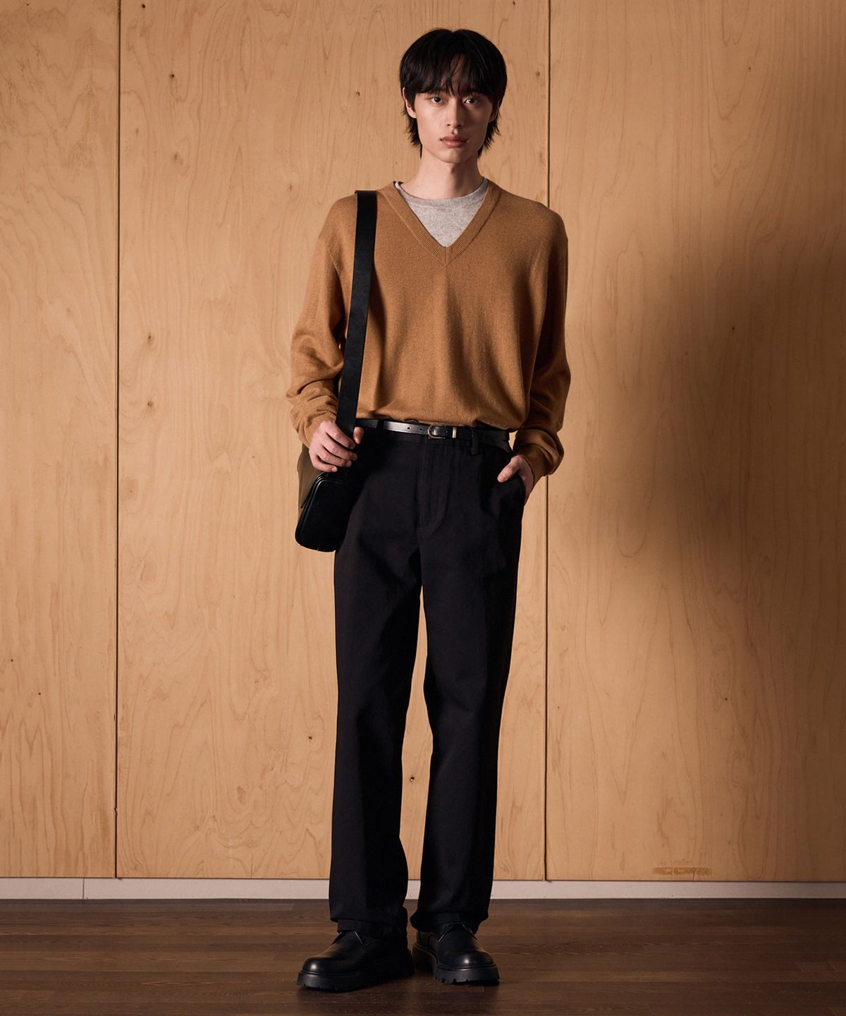티엔지티(TNGT) Comfort Cotton Pants (Black) TNPA6E104BK