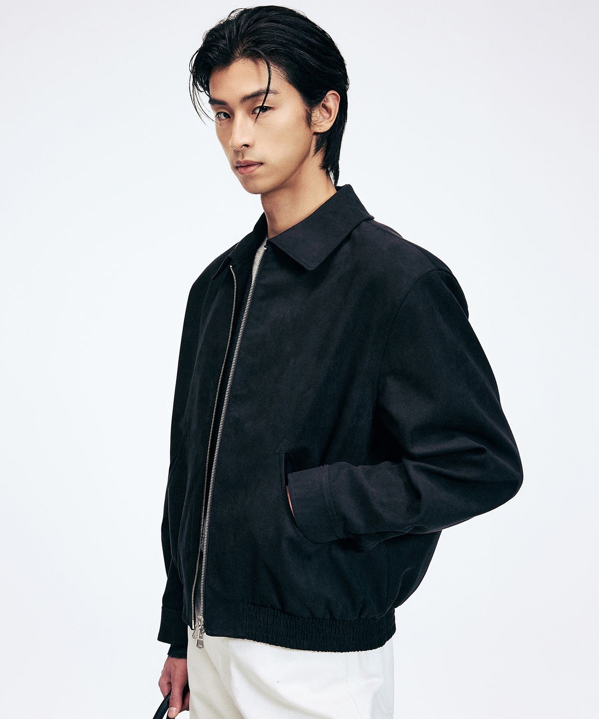 티엔지티(TNGT) Faux Suede Jumper (Black) TNJU6E103BK