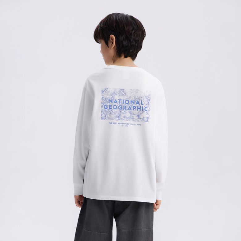 K261UTS810 어드벤처 긴팔 티셔츠 WHITE
