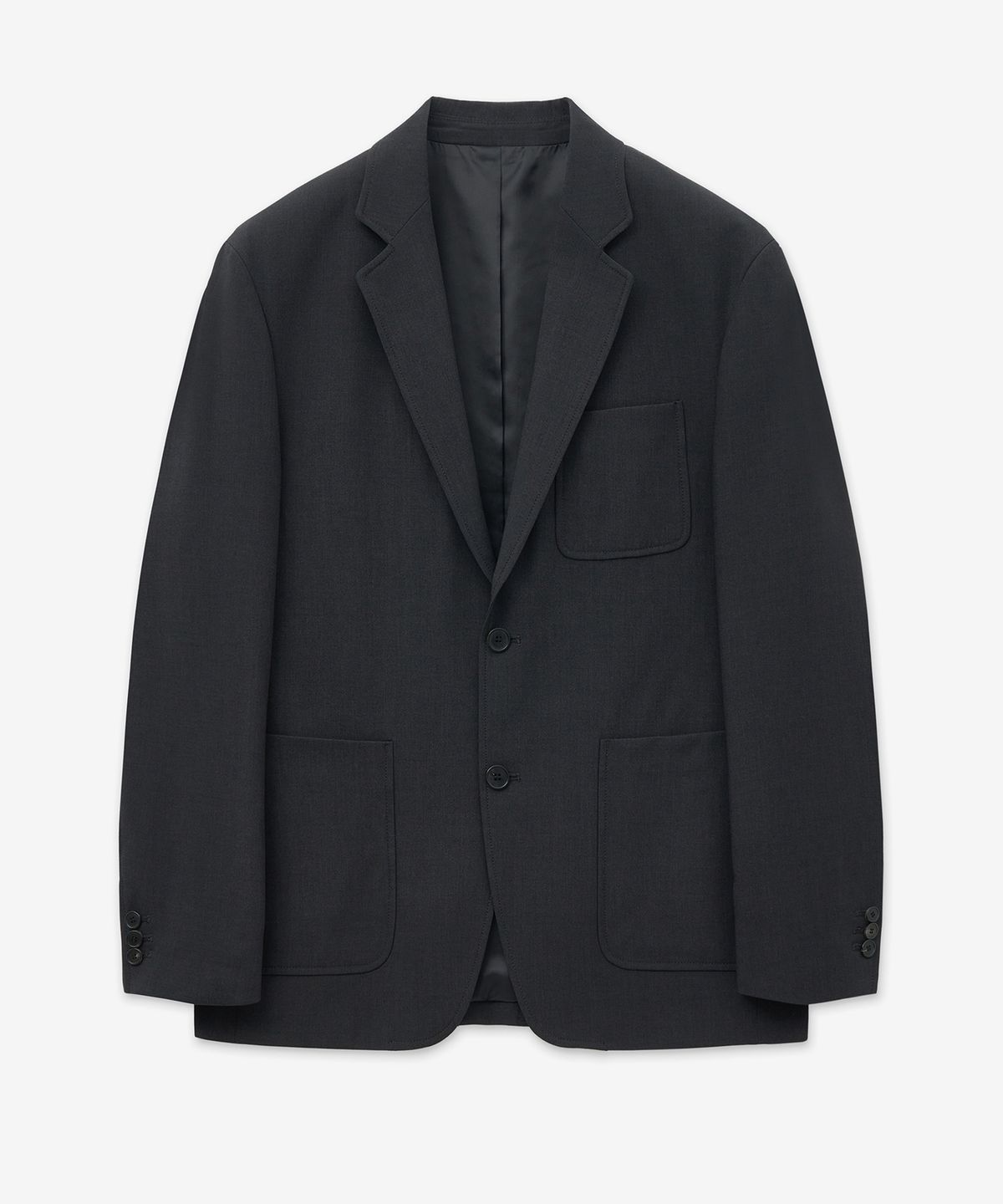 티엔지티(TNGT) Wool Blend Office Jacket (Dark Grey) TNJA6E109CG