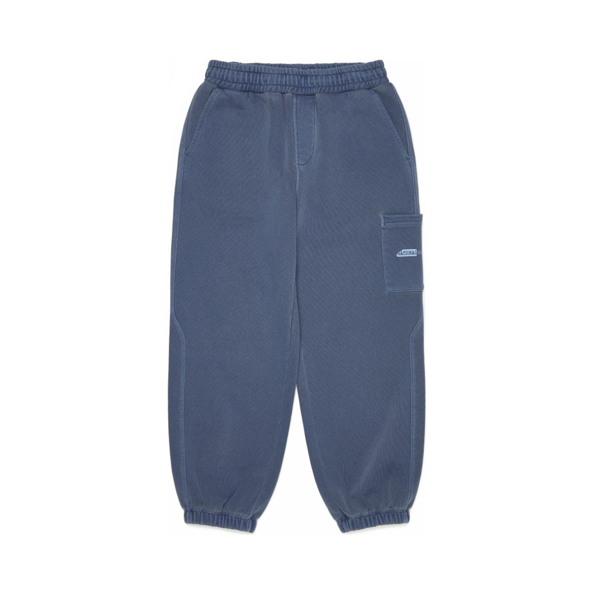 내셔널지오그래픽 키즈(NATIONAL GEOGRAPHIC KIDS) K261UPT830 어드벤처 피그먼트 니트 트레이닝 팬츠 GRAY NAVY
